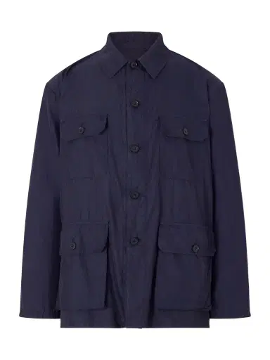 Kaptain Sunshine Safari Cotton and Silk-Blend Overshirt - Men | Thumbnail 1 Kaptain Sunshine Safari Cotton and Silk-Blend Overshirt - Men | Thumbnail 1