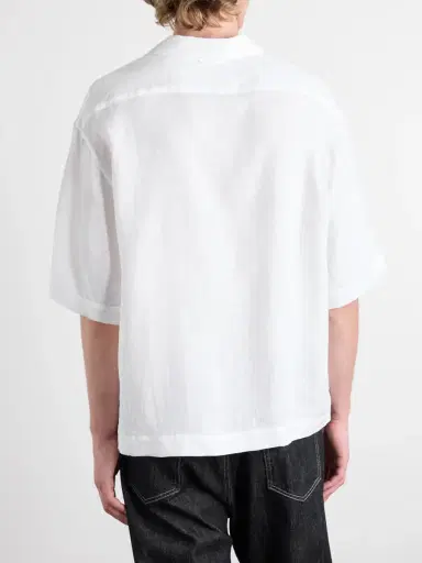 Studio Nicholson Convertible-Collar Linen Shirt - Men | Thumbnail 4 Studio Nicholson Convertible-Collar Linen Shirt - Men | Thumbnail 4