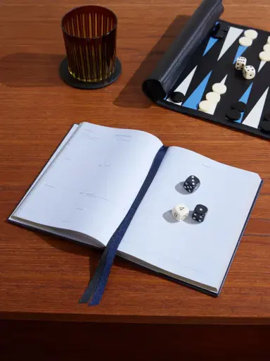 Smythson 2027 Soho Panama Cross-Grain Leather Diary - Men | Thumbnail 2