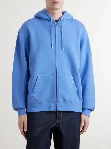 JW Anderson Cotton-Jersey Zip-Up Hoodie - Men | Thumbnail 3 JW Anderson Cotton-Jersey Zip-Up Hoodie - Men | Thumbnail 3
