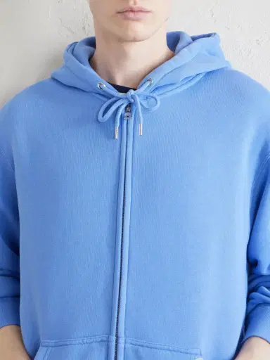 JW Anderson Cotton-Jersey Zip-Up Hoodie - Men | Thumbnail 5 JW Anderson Cotton-Jersey Zip-Up Hoodie - Men | Thumbnail 5