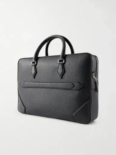 Montblanc Medium Full-Grain Leather Briefcase - Men | Thumbnail 4