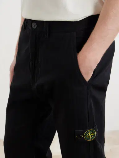 Stone Island Straight-Leg Cotton Trousers - Men | Thumbnail 5 Stone Island Straight-Leg Cotton Trousers - Men | Thumbnail 5