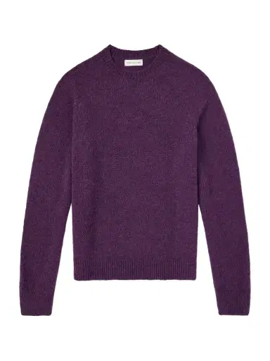 Dries Van Noten Brushed Alpaca-Blend Sweater - Men | Thumbnail 1
