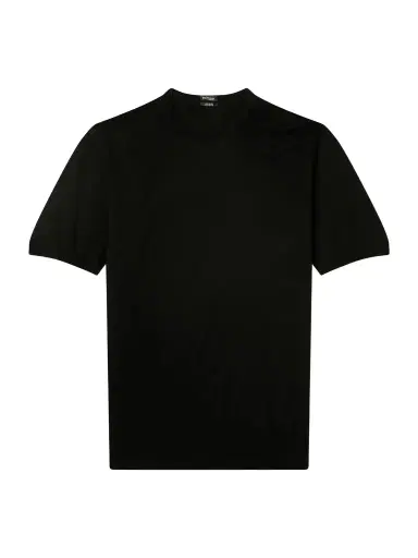 Kiton Knitted Cotton T-Shirt - Men | Thumbnail 1 Kiton Knitted Cotton T-Shirt - Men | Thumbnail 1