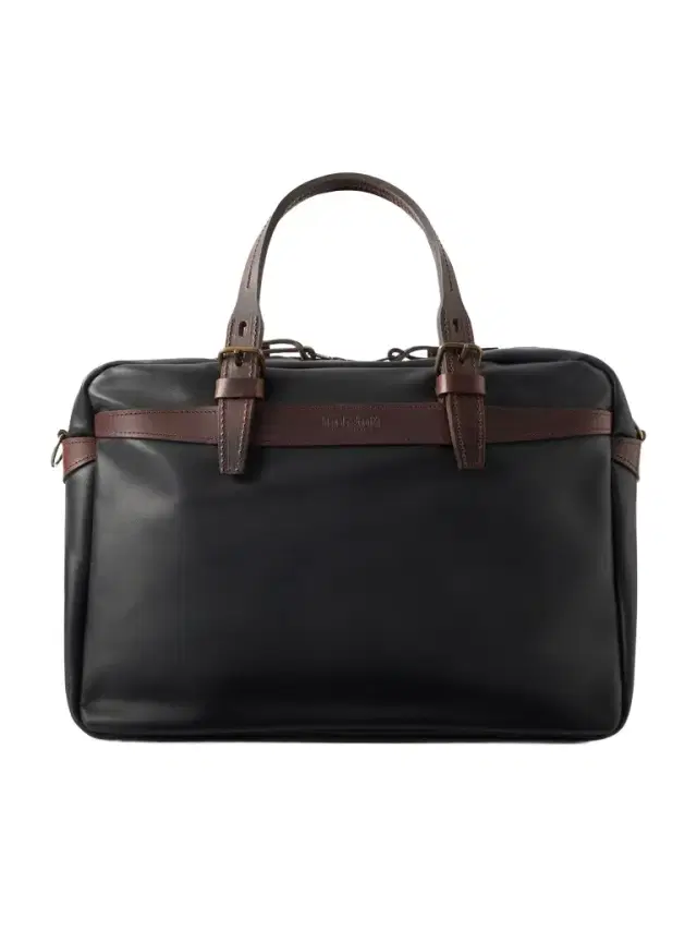 Bleu de Chauffe Ledger Full-Grain Leather Briefcase - Men