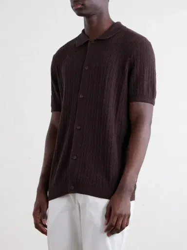 Onia Ribbed-Knit Cotton-Blend Boucle Shirt - Men | Thumbnail 3 Onia Ribbed-Knit Cotton-Blend Boucle Shirt - Men | Thumbnail 3