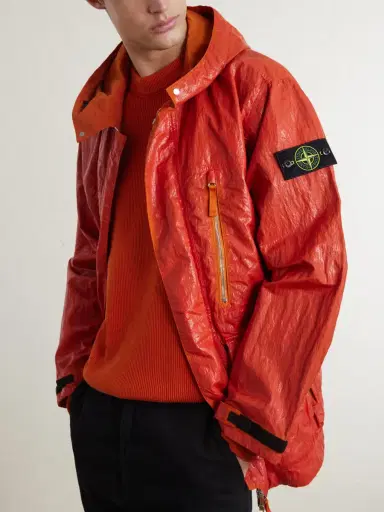 Stone Island Garment-Dyed Recycled Slick Nylon Tela-TC Jacket - Men | Thumbnail 5 Stone Island Garment-Dyed Recycled Slick Nylon Tela-TC Jacket - Men | Thumbnail 5