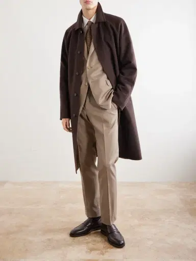 Kiton Wool and Cashmere-Blend Coat - Men | Thumbnail 2
