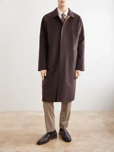 Kiton Wool and Cashmere-Blend Coat - Men | Thumbnail 3