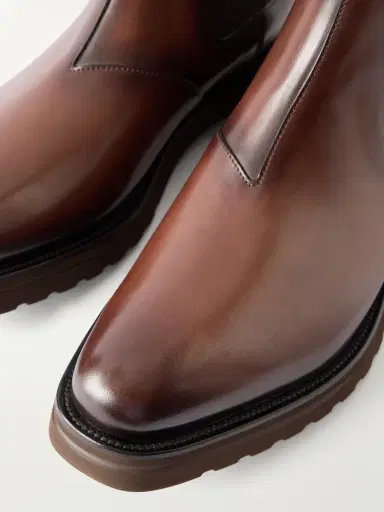 Berluti Alessio Leather Chelsea Boots - Men | Thumbnail 5