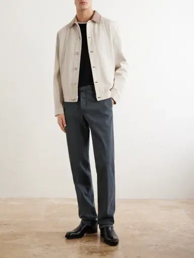 Kiton Straight-Leg Lyocell-Blend Trousers - Men | Thumbnail 2 Kiton Straight-Leg Lyocell-Blend Trousers - Men | Thumbnail 2