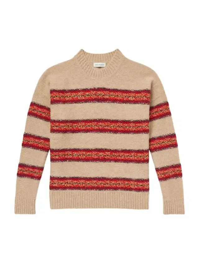 Dries Van Noten Master Striped Alpaca-Blend Sweater - Men