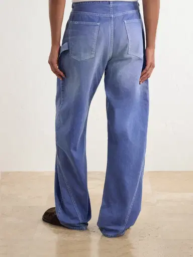 JW Anderson Embroidered Wide-Leg Jeans - Men | Thumbnail 4 JW Anderson Embroidered Wide-Leg Jeans - Men | Thumbnail 4