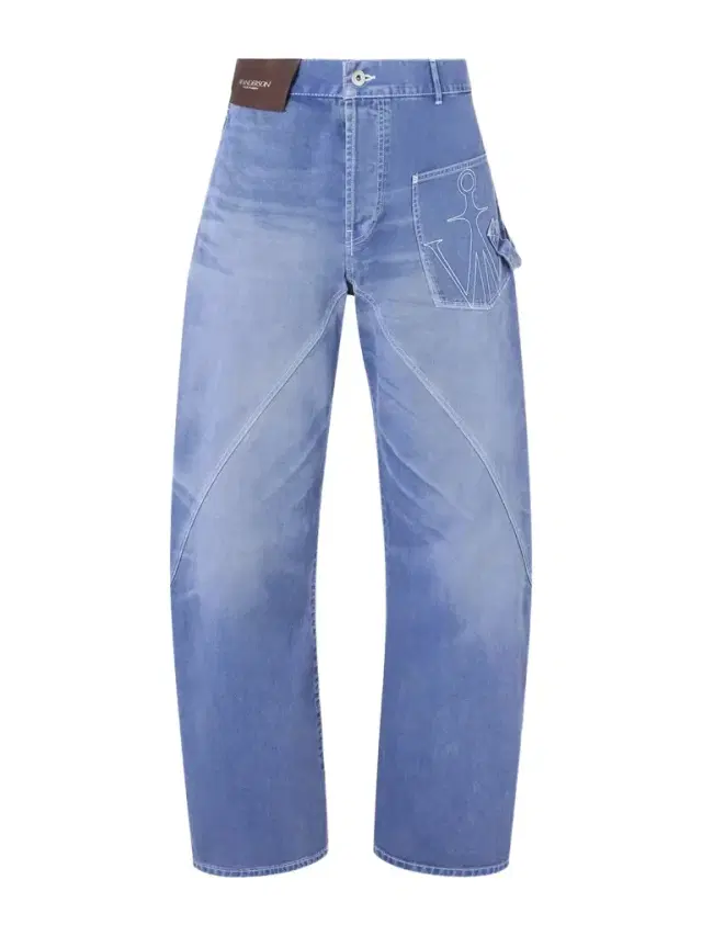 Embroidered Wide-Leg Jeans - Men Embroidered Wide-Leg Jeans - Men
