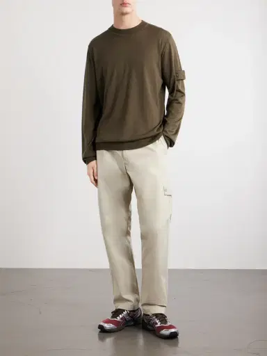 Stone Island STONE ISLAND GHOST Knitted Virgin Wool Sweater - Men | Thumbnail 2 Stone Island STONE ISLAND GHOST Knitted Virgin Wool Sweater - Men | Thumbnail 2