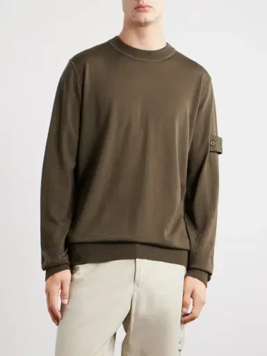 Stone Island STONE ISLAND GHOST Knitted Virgin Wool Sweater - Men | Thumbnail 3 Stone Island STONE ISLAND GHOST Knitted Virgin Wool Sweater - Men | Thumbnail 3
