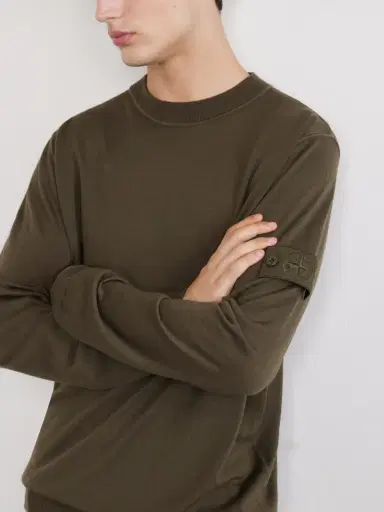Stone Island STONE ISLAND GHOST Knitted Virgin Wool Sweater - Men | Thumbnail 5 Stone Island STONE ISLAND GHOST Knitted Virgin Wool Sweater - Men | Thumbnail 5