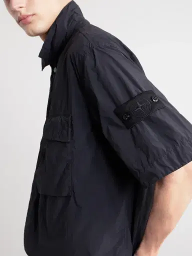 Stone Island STONE ISLAND GHOST Brushed Nylon Shirt - Men | Thumbnail 5 Stone Island STONE ISLAND GHOST Brushed Nylon Shirt - Men | Thumbnail 5