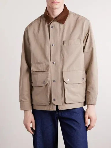FrizmWORKS Royal Hunting Corduroy-Trimmed Cotton-Blend Jacket - Men | Thumbnail 3 FrizmWORKS Royal Hunting Corduroy-Trimmed Cotton-Blend Jacket - Men | Thumbnail 3