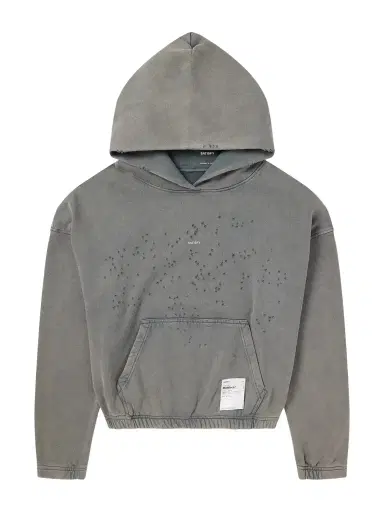 Satisfy Logo-Print Distressed Cotton-Jersey Hoodie - Men | Thumbnail 1 Satisfy Logo-Print Distressed Cotton-Jersey Hoodie - Men | Thumbnail 1