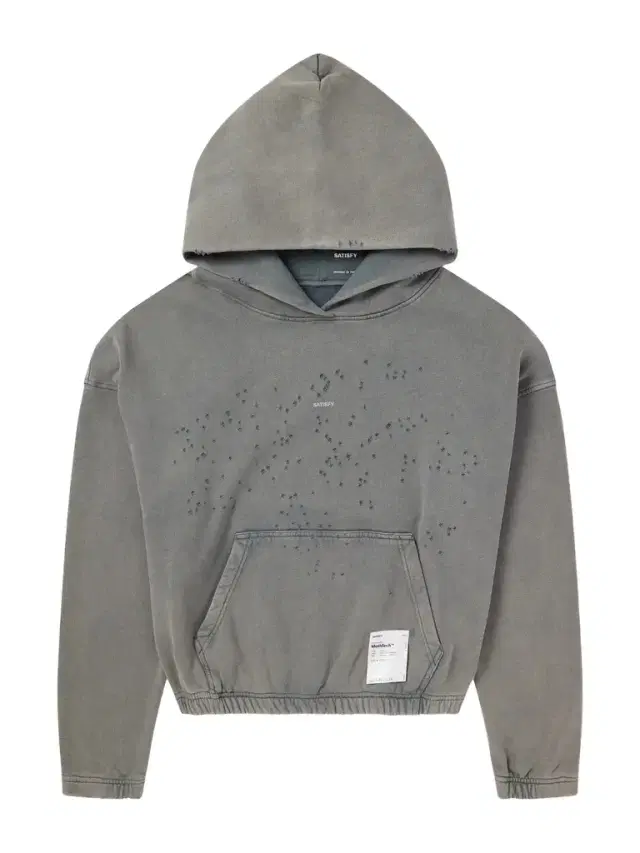 Satisfy Logo-Print Distressed Cotton-Jersey Hoodie - Men