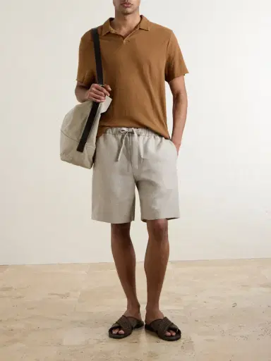 De Bonne Facture Traveler Straight-Leg Linen Shorts - Men | Thumbnail 2 De Bonne Facture Traveler Straight-Leg Linen Shorts - Men | Thumbnail 2