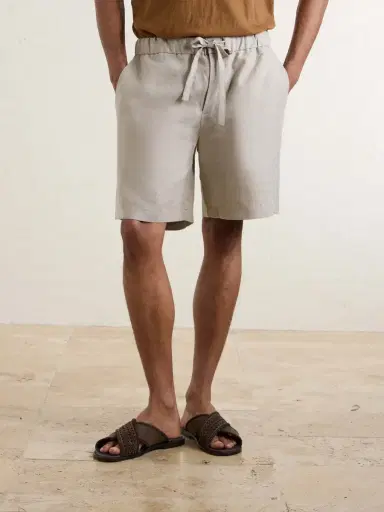 De Bonne Facture Traveler Straight-Leg Linen Shorts - Men | Thumbnail 3 De Bonne Facture Traveler Straight-Leg Linen Shorts - Men | Thumbnail 3