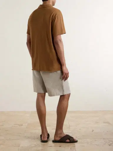 De Bonne Facture Traveler Straight-Leg Linen Shorts - Men | Thumbnail 4 De Bonne Facture Traveler Straight-Leg Linen Shorts - Men | Thumbnail 4