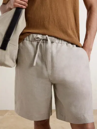 De Bonne Facture Traveler Straight-Leg Linen Shorts - Men | Thumbnail 5 De Bonne Facture Traveler Straight-Leg Linen Shorts - Men | Thumbnail 5