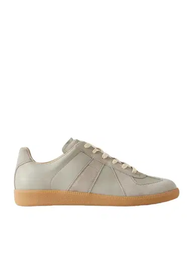 Maison Margiela Replica Leather and Suede Sneakers - Men | Thumbnail 1