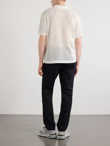 Aimé Leon Dore Open-Collar Open-Knit Cotton Polo Shirt - Men | Thumbnail 4 Aimé Leon Dore Open-Collar Open-Knit Cotton Polo Shirt - Men | Thumbnail 4
