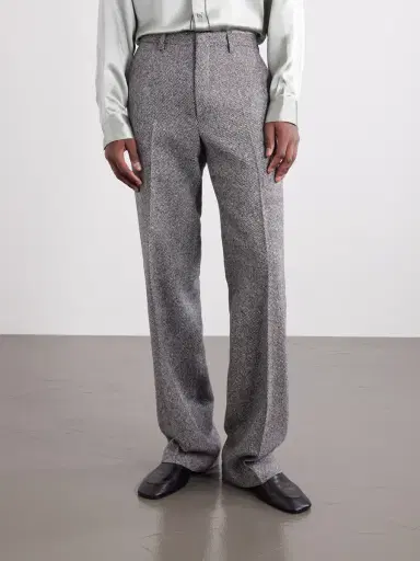 Dries Van Noten Panvel Straight-Leg Wool-Twill Trousers - Men | Thumbnail 3