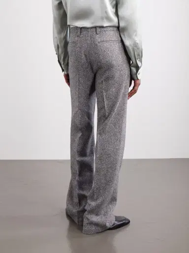Dries Van Noten Panvel Straight-Leg Wool-Twill Trousers - Men | Thumbnail 4