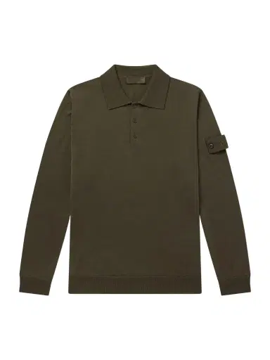 Stone Island STONE ISLAND GHOST Virgin Wool Polo Shirt - Men | Thumbnail 1 Stone Island STONE ISLAND GHOST Virgin Wool Polo Shirt - Men | Thumbnail 1