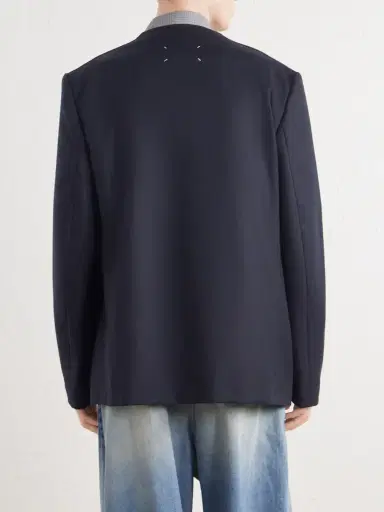 Maison Margiela Minimal Virgin Wool Blazer - Men | Thumbnail 4