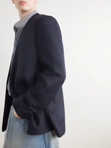 Maison Margiela Minimal Virgin Wool Blazer - Men | Thumbnail 5