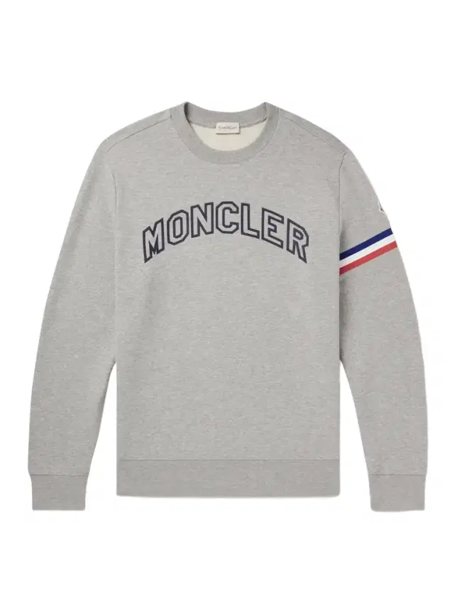 Moncler Logo-Print Striped Cotton-Jersey Sweatshirt - Men