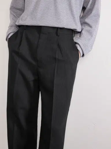 ATON Straight-Leg Pleated Linen and Wool-Blend Suit Trousers - Men | Thumbnail 5