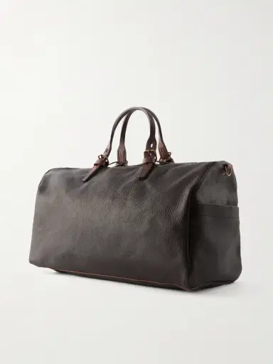 Bleu de Chauffe Full-Grain Leather Weekend Bag - Men | Thumbnail 4