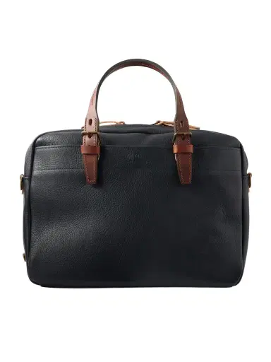 Bleu de Chauffe Folder Full-Grained Leather Briefcase - Men | Thumbnail 1 Bleu de Chauffe Folder Full-Grained Leather Briefcase - Men | Thumbnail 1
