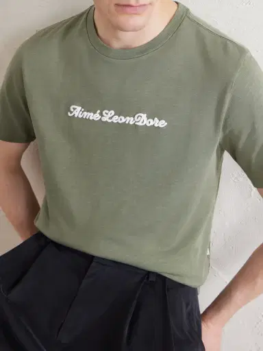 Aimé Leon Dore Logo-Print Cotton-Jersey T-Shirt - Men | Thumbnail 5