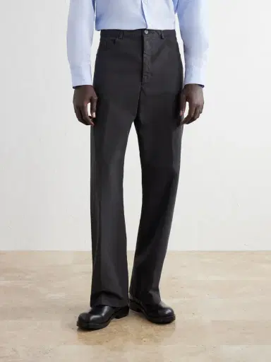 Dries Van Noten Straight-Leg Cotton Trousers - Men | Thumbnail 3
