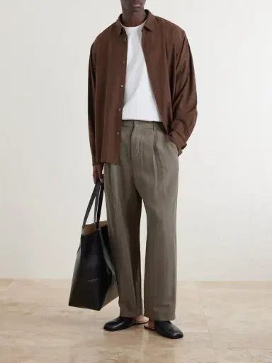 ATON Cotton and Silk-Blend Shirt - Men | Thumbnail 2