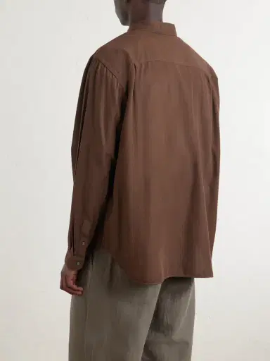 ATON Cotton and Silk-Blend Shirt - Men | Thumbnail 4