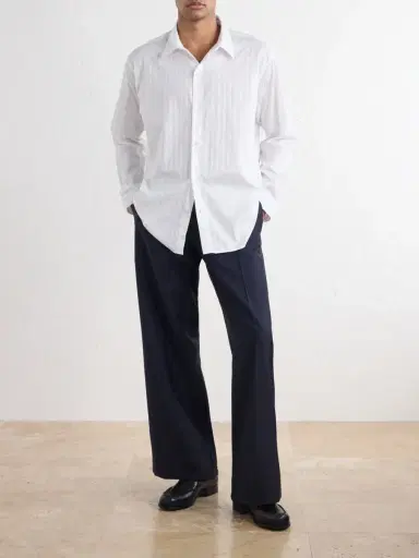 mfpen Auditorium Striped Cotton-Mélange Shirt - Men | Thumbnail 2