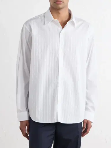 mfpen Auditorium Striped Cotton-Mélange Shirt - Men | Thumbnail 3