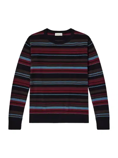 Dries Van Noten Muroli Striped Cashmere Sweater - Men | Thumbnail 1