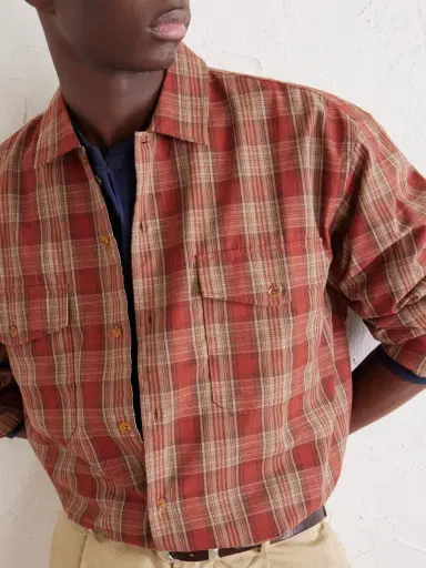 FrizmWORKS Checked Cotton Shirt - Men | Thumbnail 5 FrizmWORKS Checked Cotton Shirt - Men | Thumbnail 5