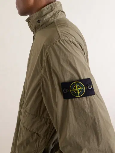 Stone Island Brushed Recycled-Nylon Harrington Jacket - Men | Thumbnail 5 Stone Island Brushed Recycled-Nylon Harrington Jacket - Men | Thumbnail 5